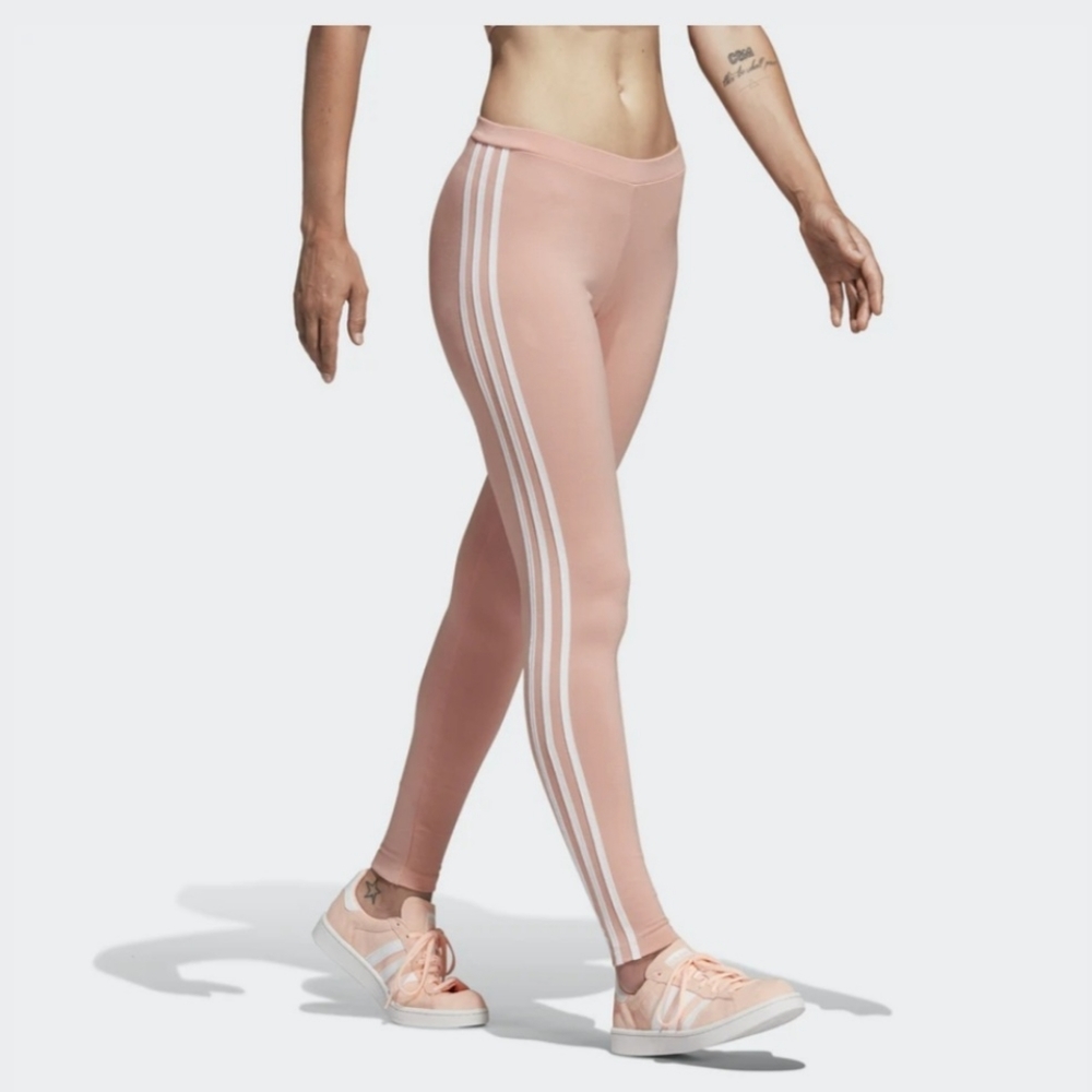 Adidas Originals 3 Stripes Leggings Dust Pink